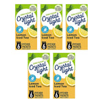 Crystal Light Decaf Lemon Iced Tea Natural Flavor Drink Mix, 12-Quart Canister (Pack of 5)