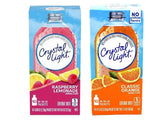 Crystal Light Drink Mix Variety Pack, Low Calorie Powdered Beverage Mix for Water Flavoring and Refreshing Drinks, Raspberry Lemonade and Classic Orange (Variety Pack)
