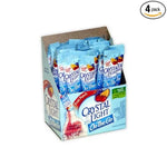 Crystal Light On-The-Go Drink Mix Sticks, Sugar Free Powdered Water Enhancer, Artificially Flavored Low Calorie Beverage Mix, Fruit Punch, 30 Count Packets (Pack of 4)