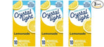 Crystal Light On-the-Go Sugar-Free Lemonade Drink Mix, 10 Pitcher Packets, 1.4 OZ (Pack of 3)