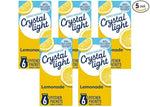 Crystal Light Lemonade Powdered Drink Mix, 6 Pitcher Packets, 3.2 OZ (Pack of 5)