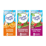 Crystal Light Drink Mix Variety Pack, Low Calorie Powdered Beverage Mix for Water Flavoring and Refreshing Drinks, Classic Orange, Raspberry Green Tea and Raspberry Iced Tea (Variety Pack)