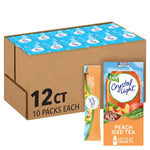 Crystal Light Drink Mix, 120 Packets, for Convenient On-the-Go Flavorful Hydration, Artificially Flavored Peach Iced Tea, Zero Sugar, 0.07 oz each
