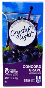 Crystal Light Concord Grape, 12-Quart Box (Pack Of 7)
