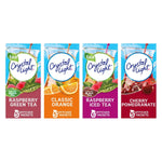 Crystal Light Classic Orange, Cherry Pomegranate, Raspberry Green Tea, Raspberry Iced Tea Variety Pack Drink Mix (Variety Pack)
