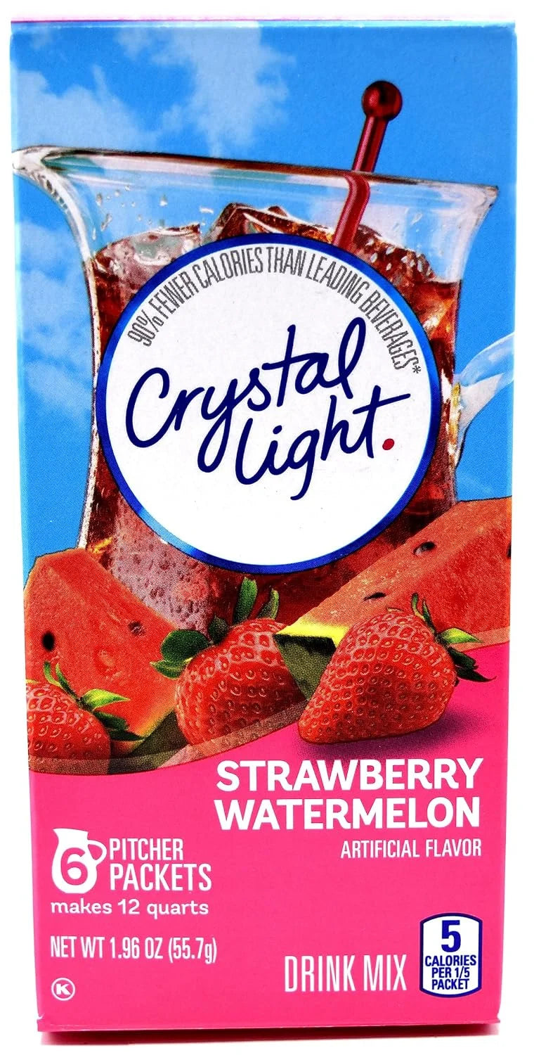 Crystal Light Strawberry Watermelon - 12 Quarts, 1.96 oz