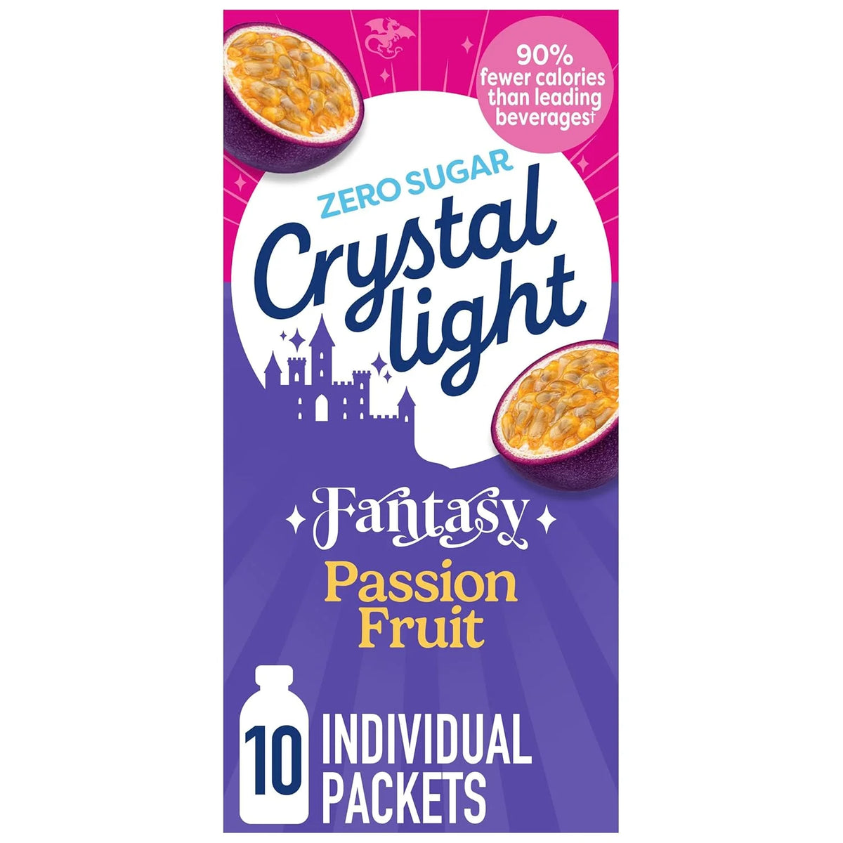 Crystal Light Drink Mix, 10 packets, Passion Fruit, 0.12 oz