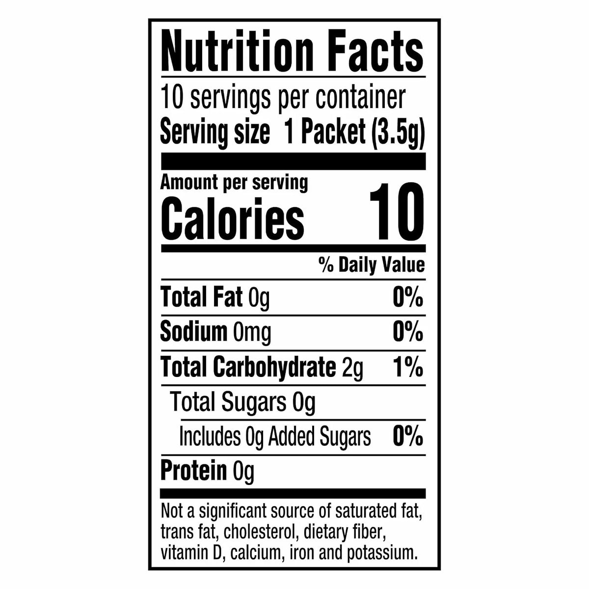 Crystal Light Drink Mix, 10 packets, Passion Fruit, 0.12 oz