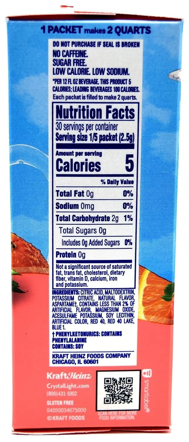 Crystal Light Strawberry Orange Banana 2.4 Ounces (Pack of 12)