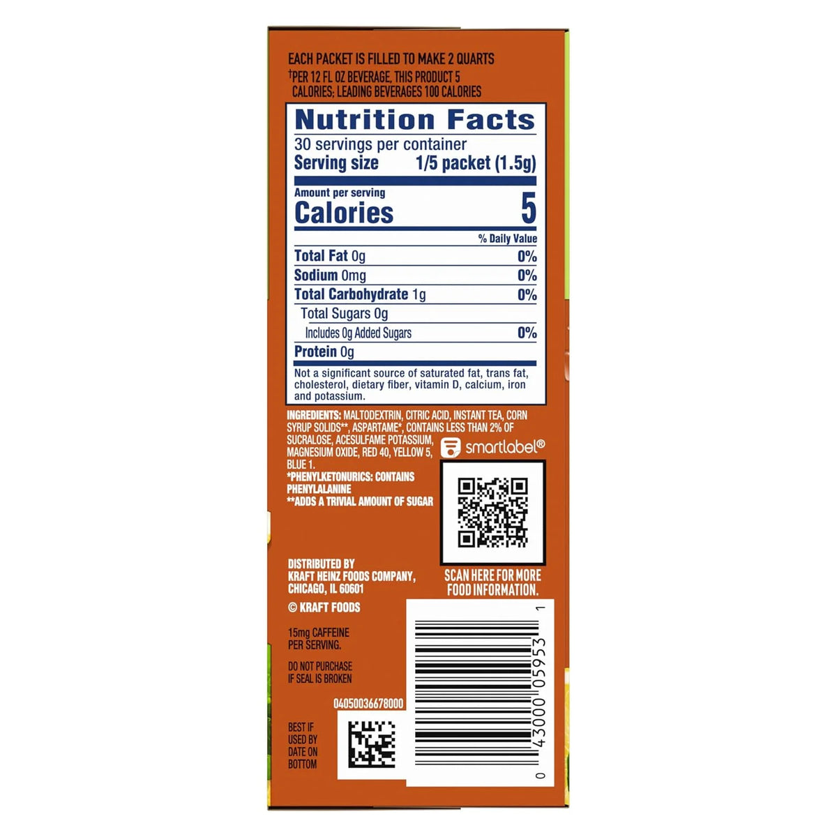 Crystal Light Drink Mix – Peach Iced Tea On-The-Go (10 CT), Lemonade Powdered Drink Mix (8 oz) & Sweet Tea Canister (Makes 12 Quarts, 1.56 oz)(1 Ea.)(Variety Pack)