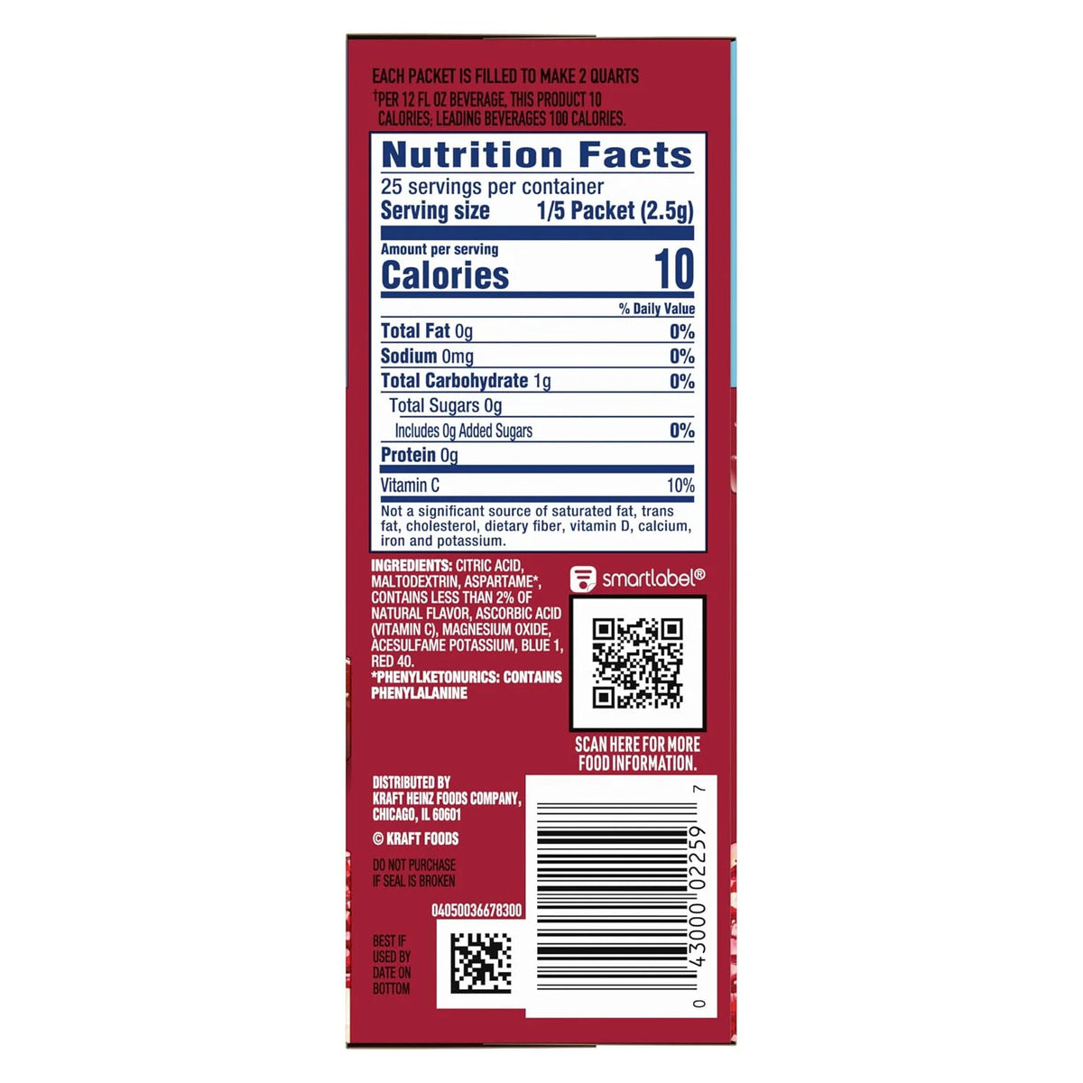 Crystal Light Drink Mix – Cherry Pomegranate Pitcher Packets (2.2 oz) & Grape On-The-Go Powdered Drink Mix (10 CT) (1 Ea.) (Variety Pack)