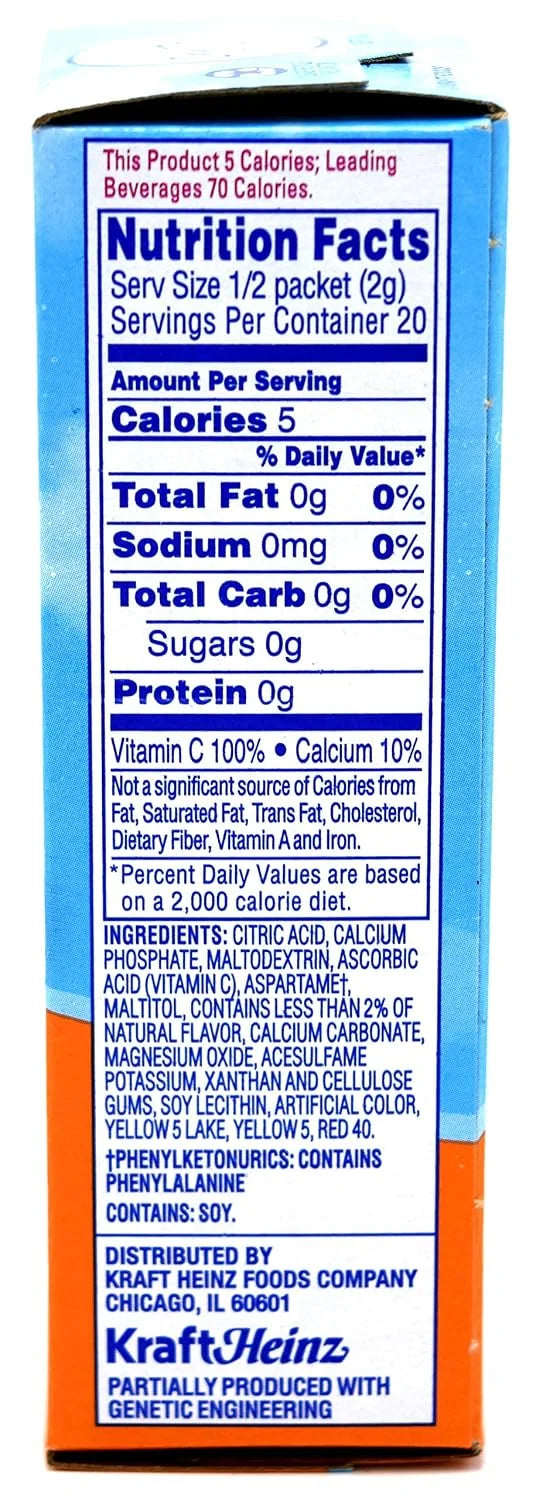 Crystal Light On The Go Sunrise Classic Orange Drink Mix - 10 Count (Pack of 1)