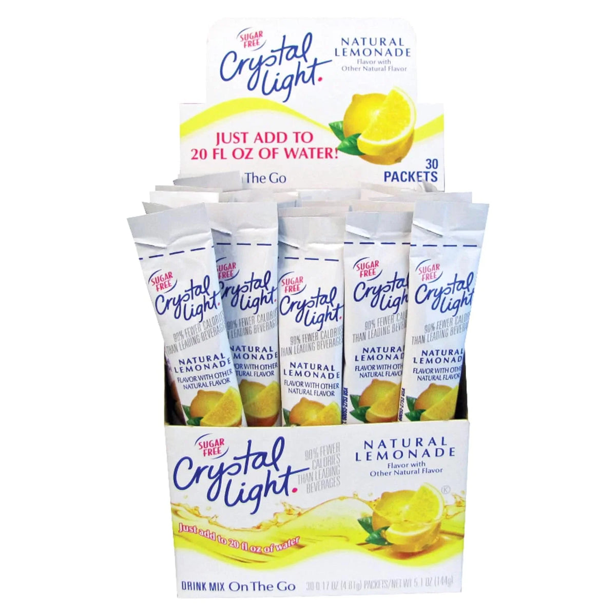 Crystal Light Kraft On-The-Go Mix Lmnade Sticks